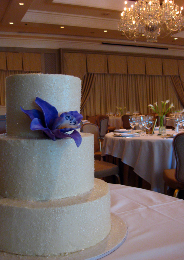 Sparkle Winter Wedding Cake