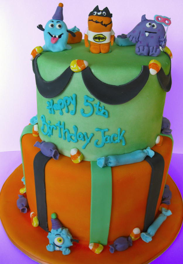 Halloween Monster Birthday Cake