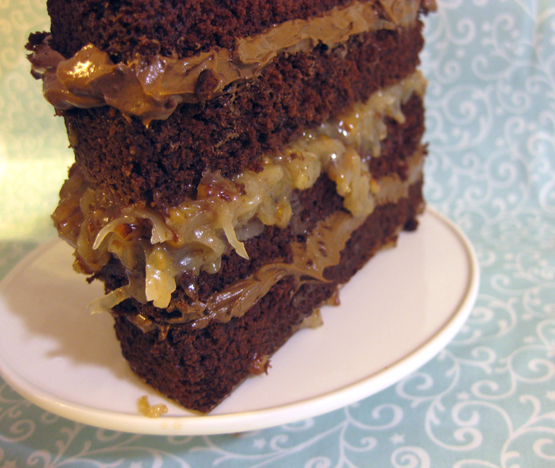 German Chocolate Cake from Amanda Oakleaf Cakes