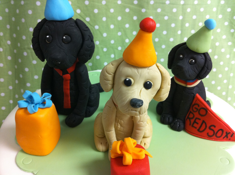 Dog figurines for clearance cakes