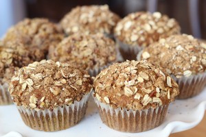 Pumpkin Streusel Muffins med