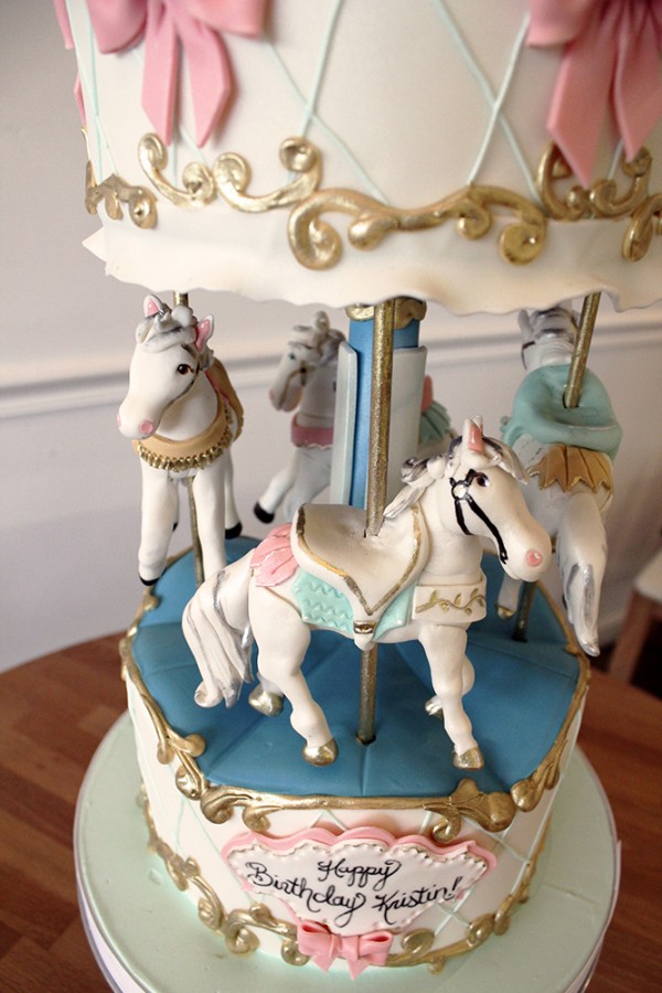 Carousel Cake Close up